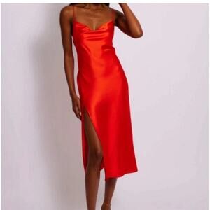 knee length dresses for ladies Hannah Reversible Midi Dress  Olive Basics